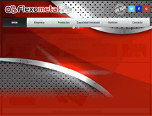 Tablet Screenshot of flexometal.com
